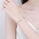 【A&R】莫桑鑽幸運草手鍊款64分附精美禮盒, , large