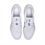 Asics Gel-rocket 12 2E 男女 排球鞋 羽球鞋 寬楦 穩定 包覆 白藍 [1073A087-100], , large