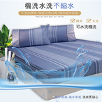 【多利寶寢具】FITNESS 精梳棉雙人特大床包枕套三件組-安德里-藍, , large