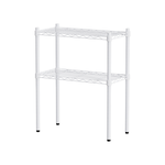 【Y HOUSE】60x30x75cm Lightweight Two-layer Iron Rack Iron Rack Shelf-Painted White, , large