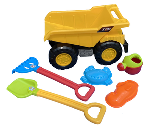 【沙灘玩具】SOAK沙灘工程車6件組-顏色隨機出貨