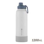 HOUSUXI-大容量保冷保溫瓶(附吸管)-1200ml, 雪白, large