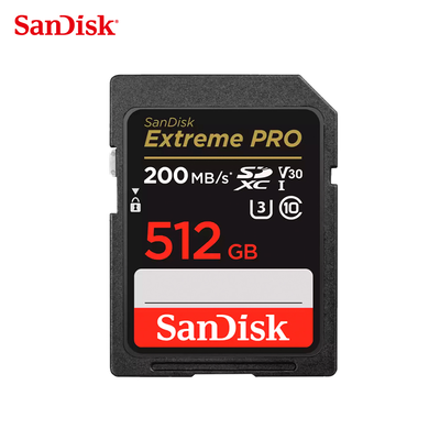 【SanDisk】Extreme PRO 512G SDXC V30 UHS-I U3 記憶卡
