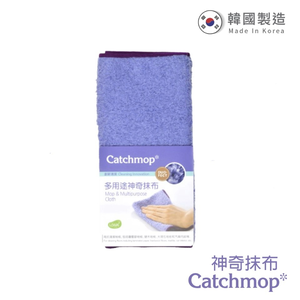 〔得來亞〕Catchmop多用途神奇抹布(1入裝) / 韓國專利超細纖維和特殊倒勾設計輕鬆打掃