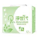 淨世代環保抽取衛生紙 FSC100抽x12, , large