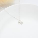【Angel & Me】Cute Daisy Flower s925 sterling silver necklace Birthday gift, , large
