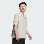 Adidas ST FL Loos Polo 男 POLO衫 短袖 上衣 運動 休閒 寬鬆 垂肩 奶茶 [IT3933], , large
