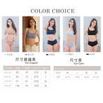 【可蘭霓Clany】台灣製蕾絲涼感多功能M-3XL無鋼圈內衣 淺灰色 6920-61, , large