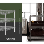 【Y HOUSE】60x60x60cm Super Strong Heavy-Duty Three-Tier Iron Rack Heavy-Duty Shelf Storage Rack, , large