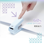【龍品文創】手牌SDI  1249P 平針省力十號雙訂機-粉藍-1個入, , large
