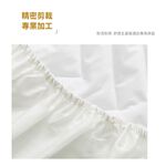 台灣製 極簡風 飯店旅館民宿 純白色 床包組 被套組 加大床包3件套(B0646-L), , large