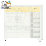 【文創集】妮可 環保3.6尺南亞塑鋼二門單抽鞋櫃(客約商品), , large