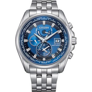 CITIZEN 星辰 亞洲限定款 光動能萬年曆電波手錶 AT9120-89L