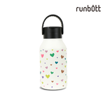 【runbott】Mii 輕量陶瓷保溫瓶350ml-彩虹愛心_贈圓筒包裝盒, , large