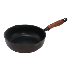 日本製 和樂亭 IH大金不沾深型炒鍋-22cm-1支