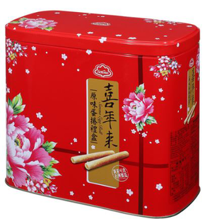 Hsi Lai Nian Original Flavor Egg Roll Gift Box 512g (4 rolls x 8 packs)