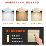 [Honey Comb]方型格狀LED54W遙控調光調色臥室吸頂燈(V2071C54), , large