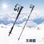【Pioneer 開拓者】二入組 新款航太級鋁合金登山杖 王者藍, , large