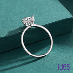 [ides愛蒂思] 情人送禮 日系設計款50分F/VS1頂級3EX車工鑽石戒指結婚戒/優雅四爪  (戒圍請於訂單備註), , large