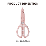 【SK Delicate Life】 Macaron powder kitchen multi-purpose scissors kitchen scissors multi-purpose scissors cooking scissors kitchen scissors stainless steel scissors scissors, , large