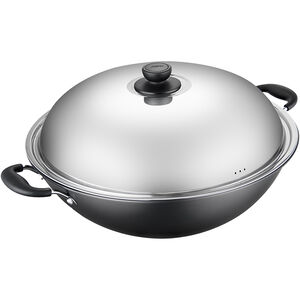 Uncoated ultra-lightweight wok