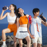 【TKK】美國進口Tritan邁越系列 手提式 兩用 運動水壺850ML(附提帶)-任選色, , large
