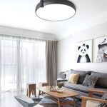 【H&R安室家】 LED麵包吸頂燈 ZA0061, 黑色, large