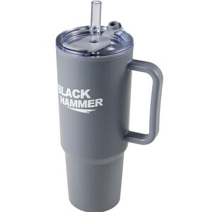 BLACK HAMMER 雙層繽FUN杯1150ml-灰