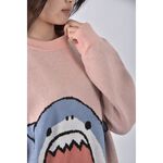 (XL) dean yoyo鯊魚粉色長袖上衣二手衣, , large