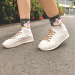 [Kaimei Cotton Industry] 8 pairs set, random and excellent, MIT made in Taiwan, exquisitely designed pure cotton women's socks, cute animal style, , large