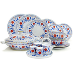 [豐名日本餐具] 餐具組 赤繪唐草 有田燒 / C00GP0-82, , large