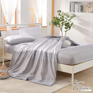 【FOCA】Shiguangli | 3M patented moisture wicking breathable antibacterial Tencel four seasons quilt/quilt bed sheet set - double