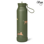 【Citron】矽膠提把三層保溫瓶_500ml_淘氣老虎, , large