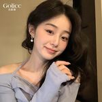 【Gulicc 】古莉可 耳環 愛心珍珠耳環, , large