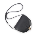 SEE BY CHLOE MARA BAG 牛皮小款斜背馬鞍包/黑色, , large