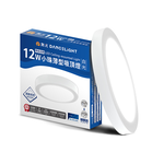 DanceLight 2-pack, ultra-thin, 1 square meter, 12W bead ceiling lamp, fashionable white (white light), , large