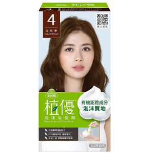 美吾髮植優泡沫染髮劑4自然栗