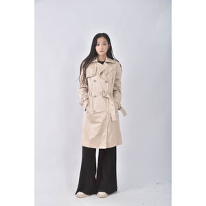 (S) warehouse綁帶棕色外套二手衣
