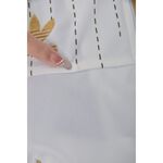 (S) adidas質感連帽白色外套二手衣, , large