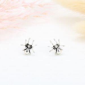 【Angel & Me】可愛 蜘蛛 Spider s925 純銀 耳環 耳夾 聖誕節 情人節 禮物