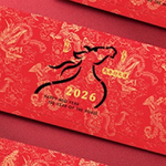 1A 2026 馬年 西式 紅包袋 馬年行大運 10張入 /包 2004, , large