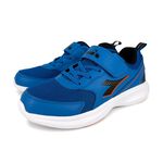 DIADORA迪亞多那 超寬楦兒童運動鞋 童運動鞋 童鞋 時尚 輕量 透氣 保護後跟 足弓支撐 耐磨 止滑 藍桔 黑紅, , large