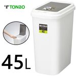 【this-this】日本TONBO｜RE.CORO系列單手按壓式垃圾桶45L, , large