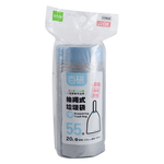 百研抽繩式垃圾袋-中-20L-53x65cm-55張入x3捲, , large