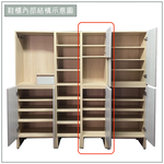 【唯熙傢俱】菲利楓木雙色1.3尺鞋櫃, , large