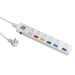 【雙手萬能】超值6座6切3P安全延長線-6尺/180公分, , large