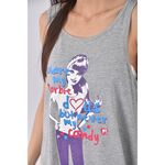 (S) barlie質感無袖灰色洋裝二手衣, , large