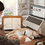 Rotatable Wooden Reading Stand, , large