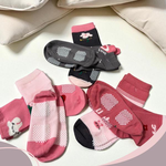 [Kaimei Cotton Industry] 10 pairs of random excellent pure cotton non-slip children's socks sweet pink style flower children's socks cartoon children's socks cute socks boys and girls socks bunny small flower, , large