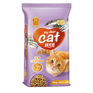 【MyDearCat 親密貓】成貓貓糧15kg -海鮮口味